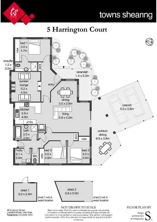 Floorplan of Homely house listing, 5 Harrington Court, Norwood TAS 7250