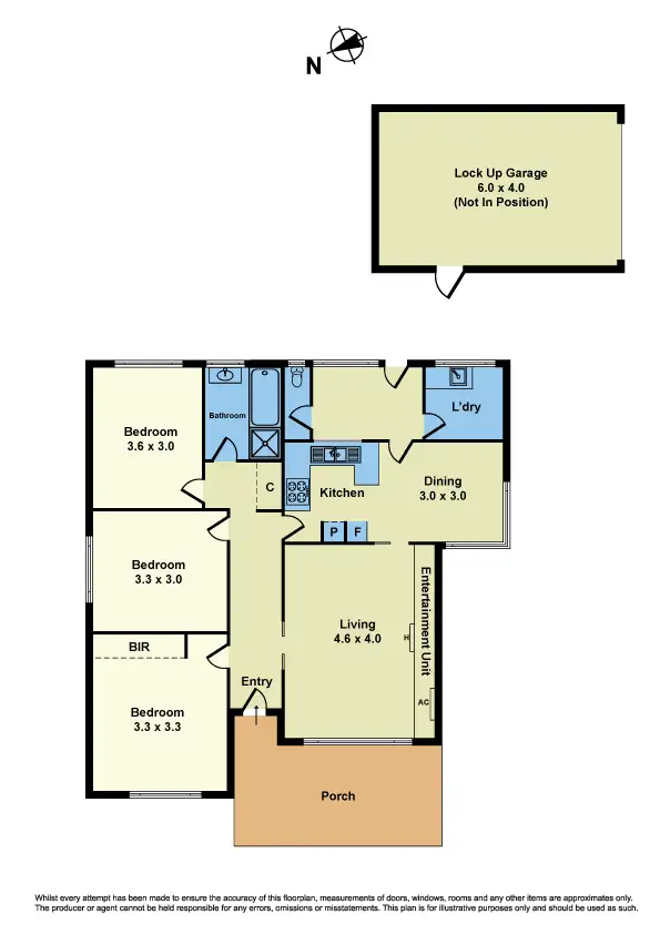 Floorplan of Homely house listing, 108 East Esplanade, St Albans VIC 3021
