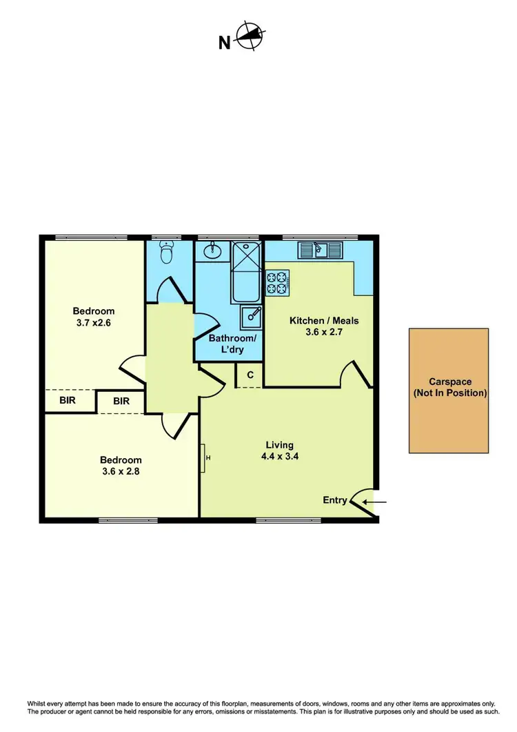 Floorplan of Homely apartment listing, 4/13 Beaumont Parade, West Footscray VIC 3012