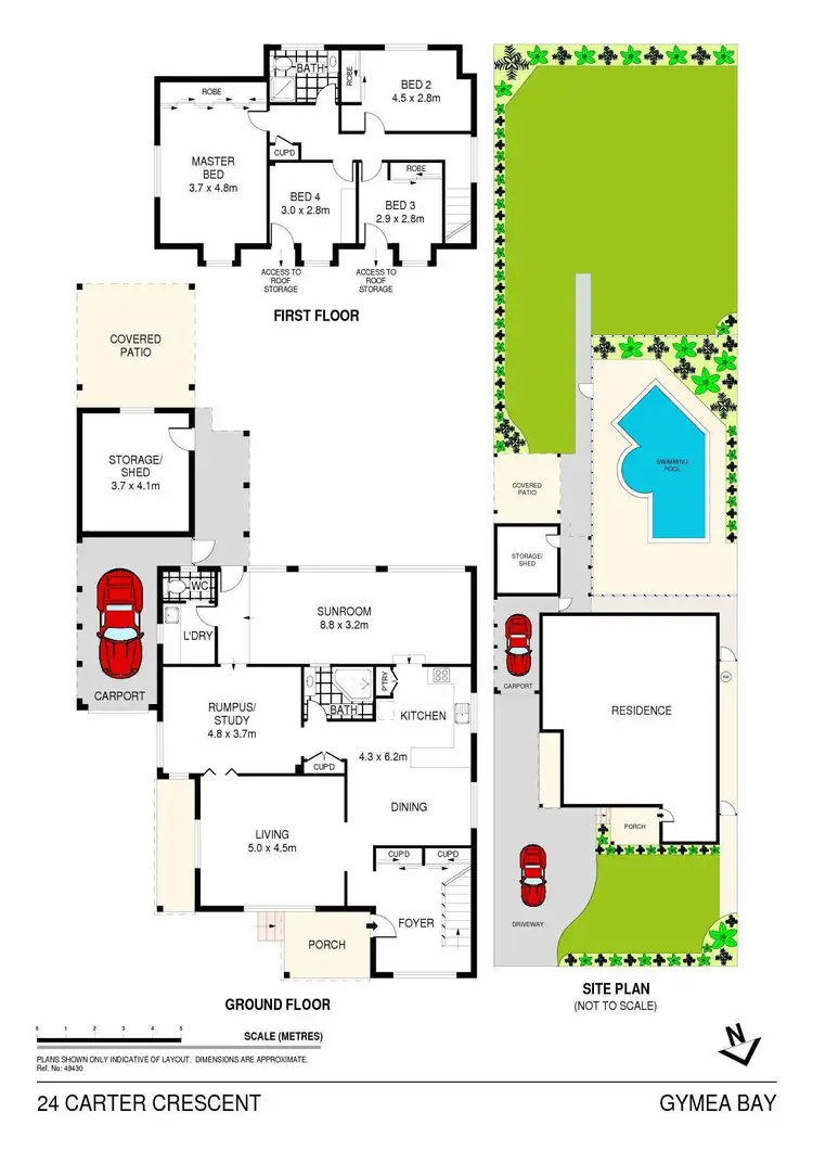 Floorplan of Homely house listing, 24 Carter Crescent, Gymea Bay NSW 2227