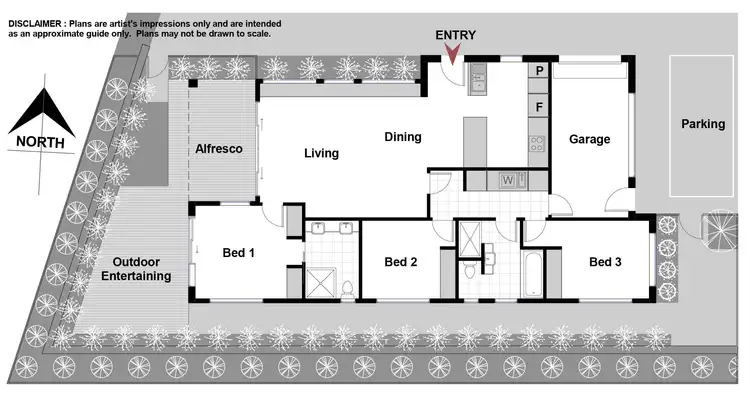 Floorplan of Homely townhouse listing, 6/50 Boolimba Crescent, Narrabundah ACT 2604