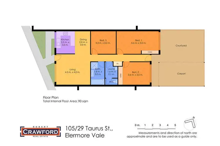 Floorplan of Homely unit listing, 105/29 Taurus Street, Elermore Vale NSW 2287