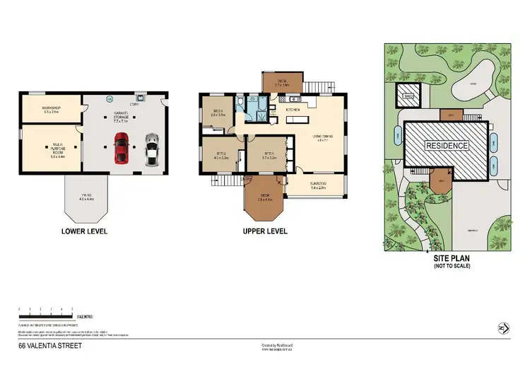 Floorplan of Homely house listing, 66 Valentia Street, Mansfield QLD 4122