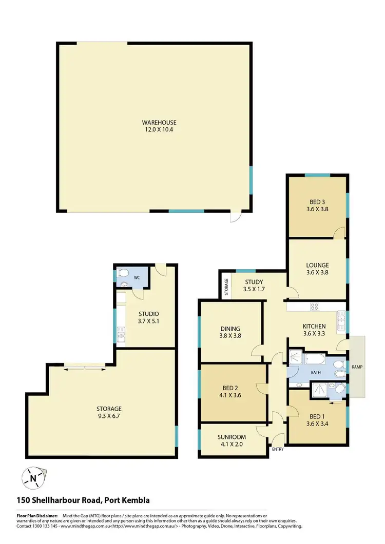 Floorplan of Homely house listing, 150 Shellharbour Road, Port Kembla NSW 2505
