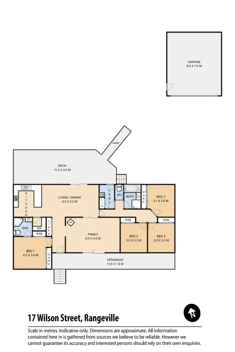 Floorplan of Homely house listing, 17 Wilson Street, Rangeville QLD 4350