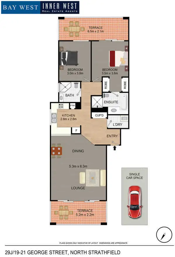 Floorplan of Homely apartment listing, 29J/19-21 George Street, North Strathfield NSW 2137