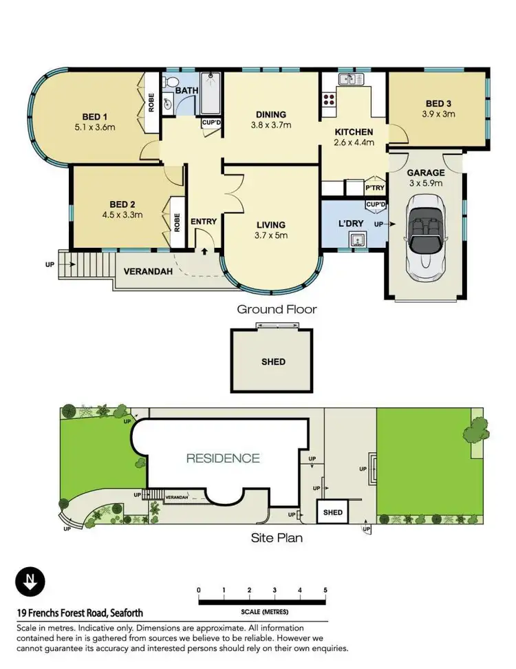 Floorplan of Homely house listing, 19 Frenchs Forest Road, Seaforth NSW 2092