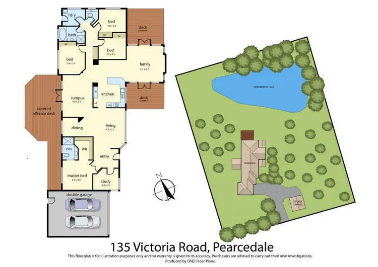 Floorplan of Homely house listing, 135 Victoria Road, Pearcedale VIC 3912