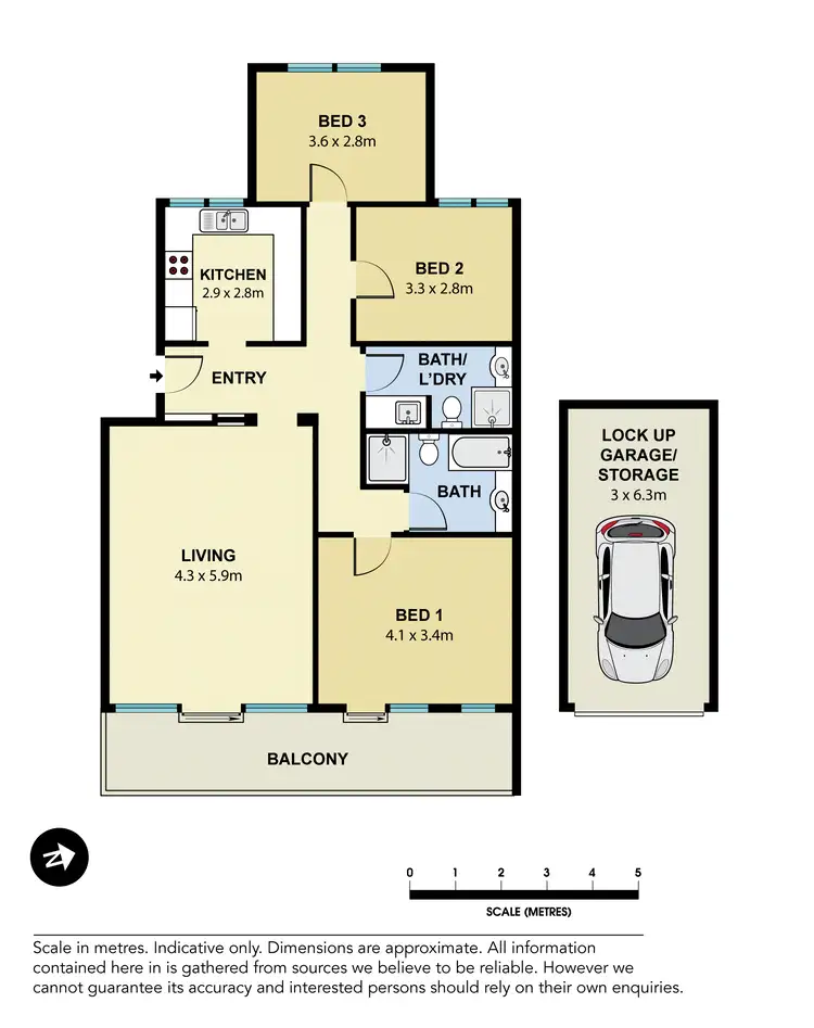 Floorplan of Homely apartment listing, 8/2 Oceanview Avenue, Vaucluse NSW 2030