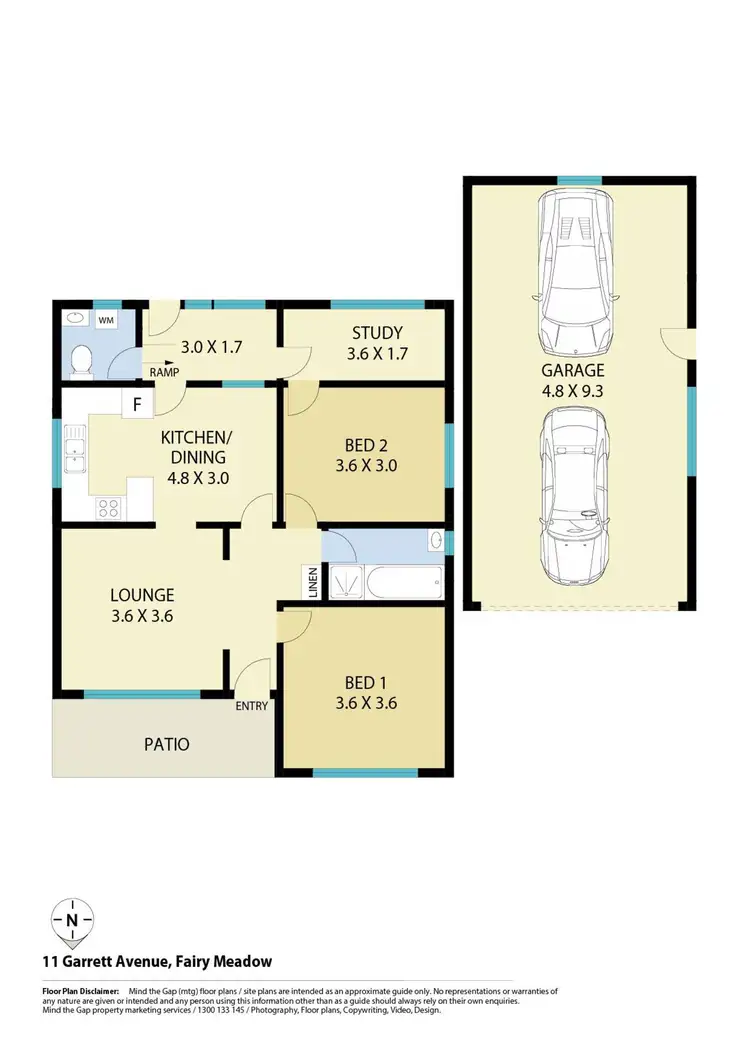 Floorplan of Homely house listing, 11 Garratt Avenue, Fairy Meadow NSW 2519
