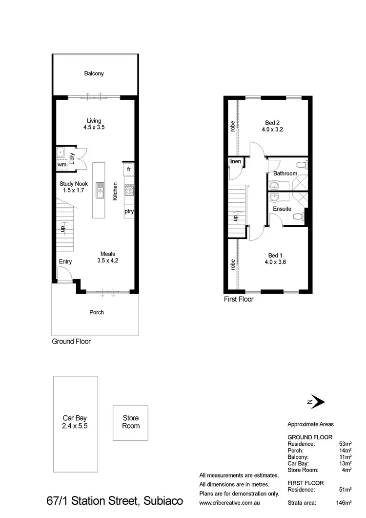 Floorplan of Homely apartment listing, 67/1 Station Street, Subiaco WA 6008