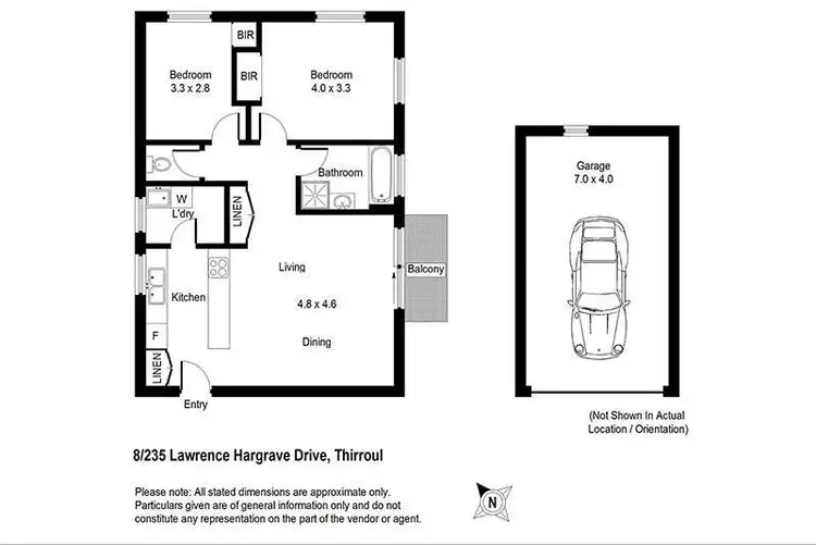 Floorplan of Homely apartment listing, 8/235 Lawrence Hargrave Drive, Thirroul NSW 2515