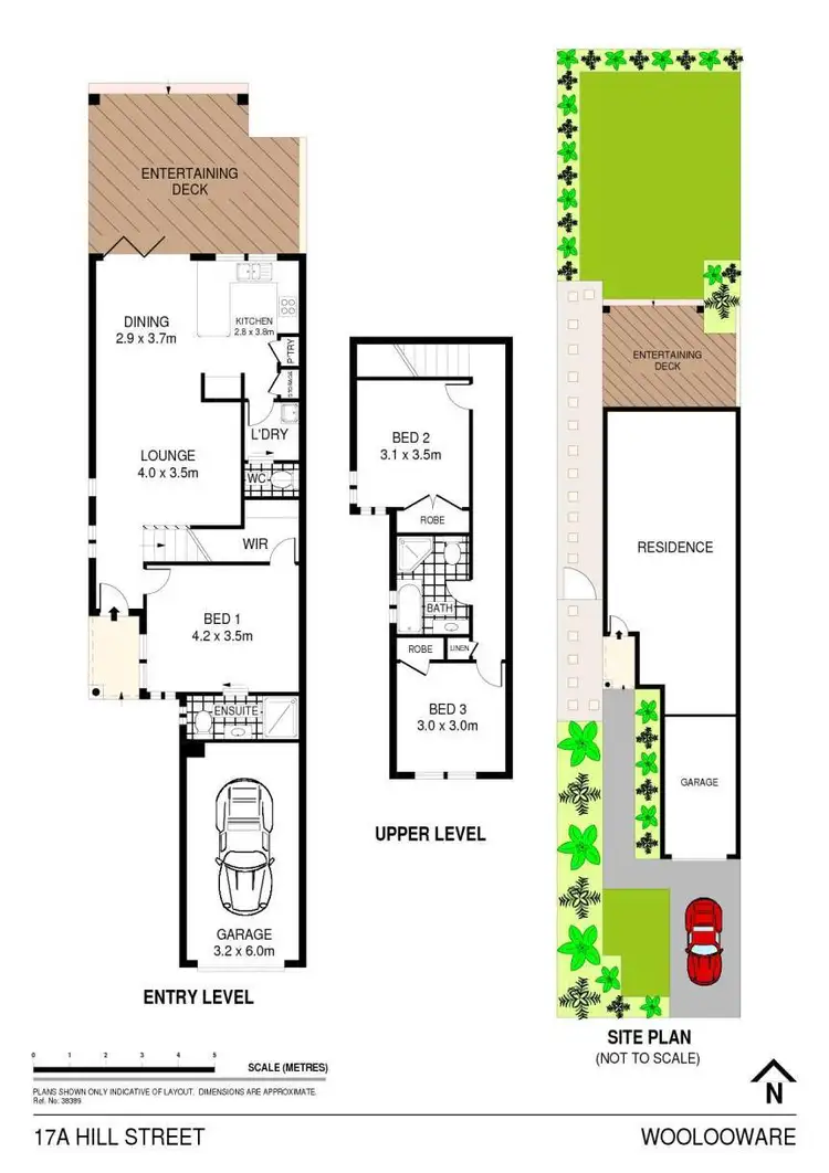 Floorplan of Homely townhouse listing, 17a Hill Street, Woolooware NSW 2230