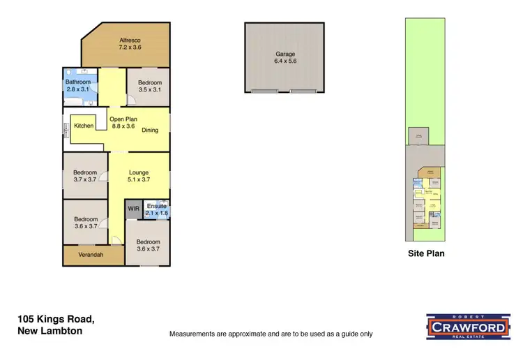 Floorplan of Homely house listing, 105 Kings Road, New Lambton NSW 2305