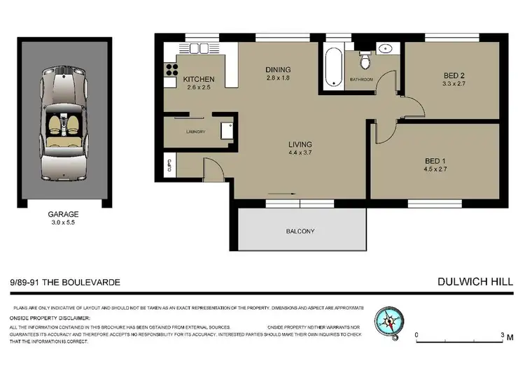 Floorplan of Homely apartment listing, 9/89-91 The Boulevarde, Dulwich Hill NSW 2203