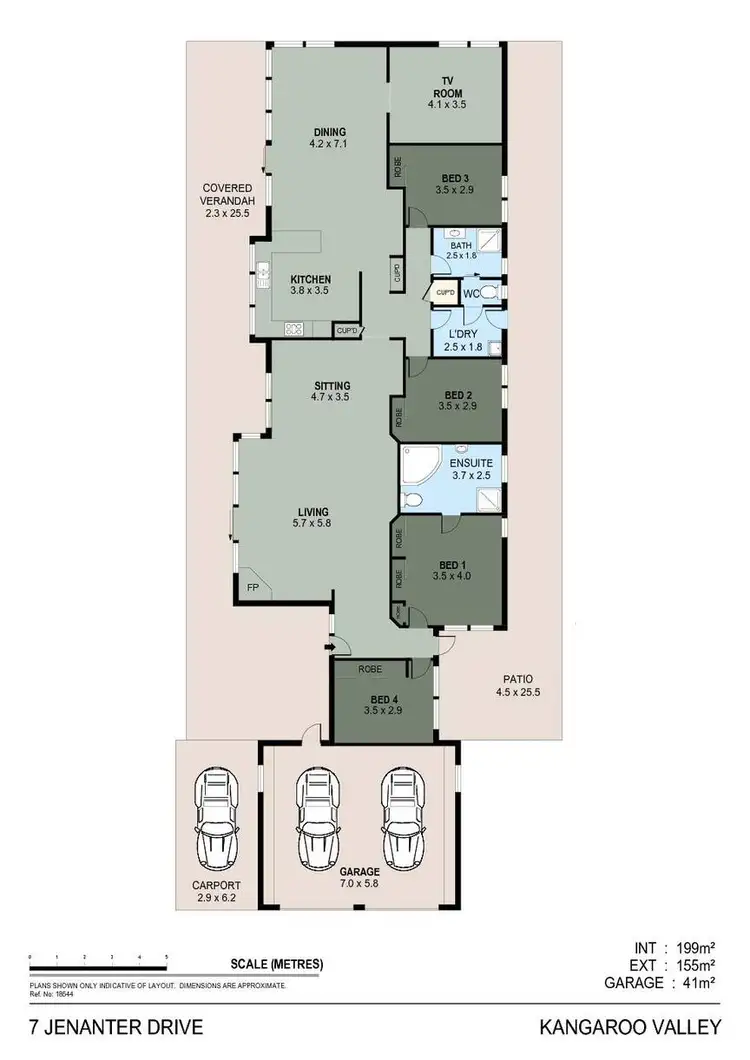Floorplan of Homely house listing, 7 Jenanter Drive, Kangaroo Valley NSW 2577