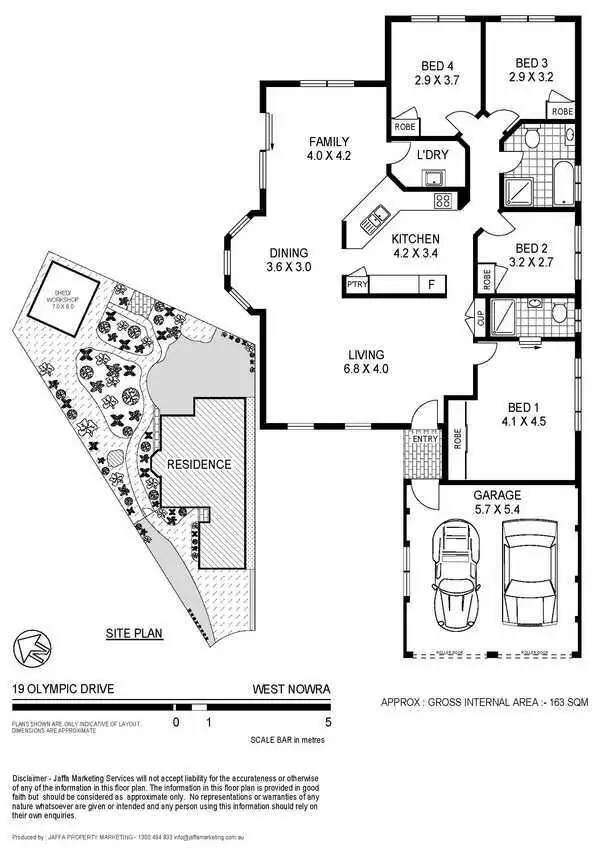 Floorplan of Homely house listing, 19 Olympic Drive, West Nowra NSW 2541
