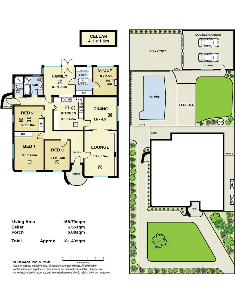 Floorplan of Homely house listing, 94 Lockwood Road, Burnside SA 5066