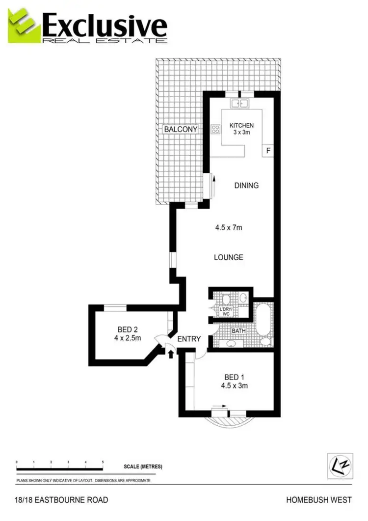 Floorplan of Homely apartment listing, 18/18 Eastbourne Road, Homebush West NSW 2140