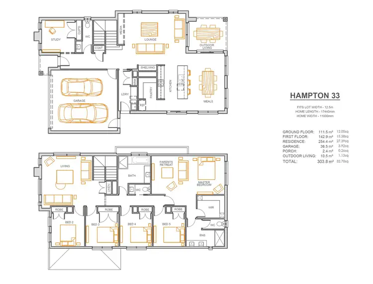 Floorplan of Homely house listing, LOT 94 Aberdeen Way, Wantirna VIC 3152