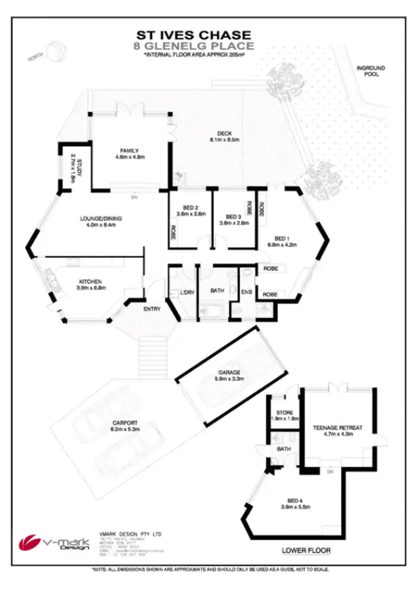 Floorplan of Homely house listing, 8 Glenelg Place, St Ives NSW 2075