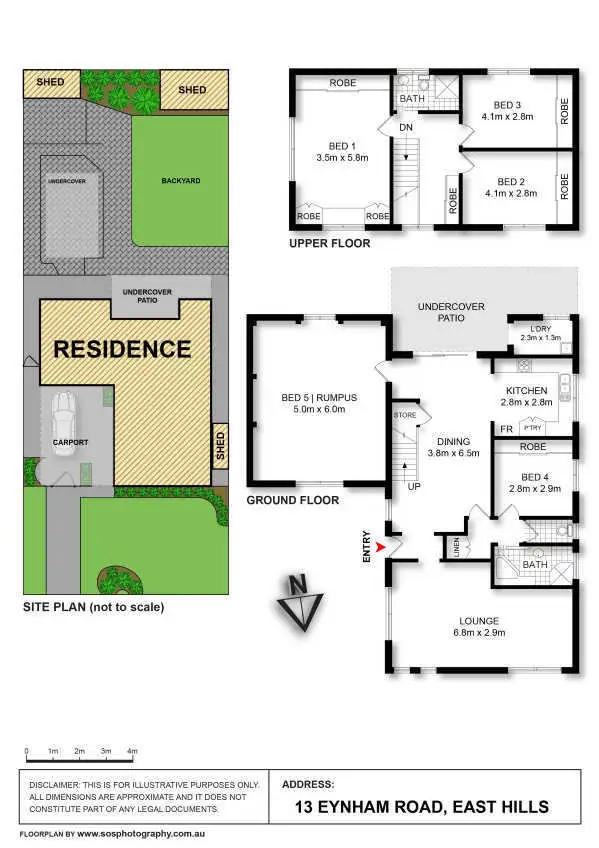 Floorplan of Homely house listing, 13 Eynham Road, Milperra NSW 2214