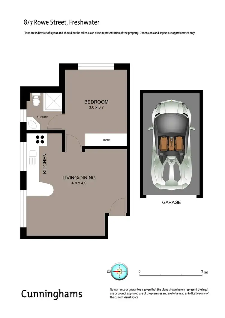 Floorplan of Homely unit listing, 8/7 Rowe Street, Freshwater NSW 2096