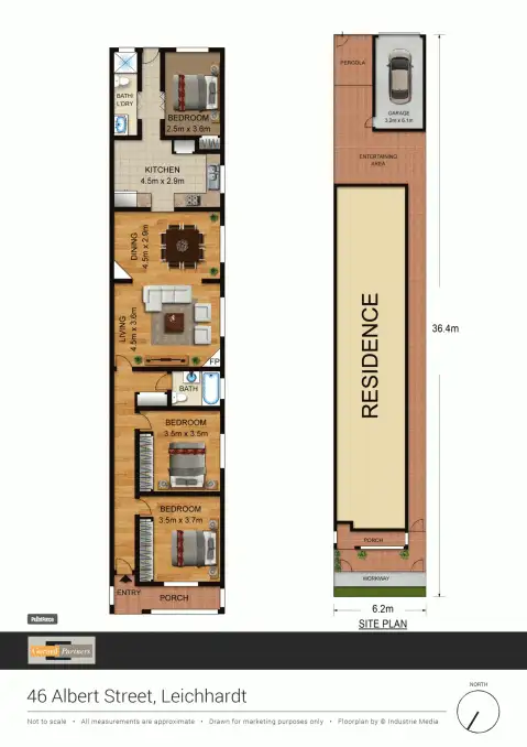Floorplan of Homely house listing, 46 Albert Street, Leichhardt NSW 2040