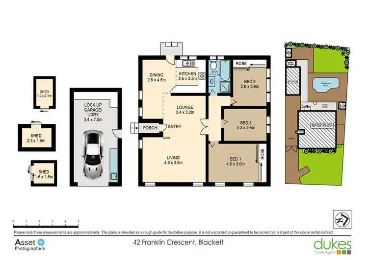 Floorplan of Homely house listing, 42 Franklin Crescent, Blackett NSW 2770