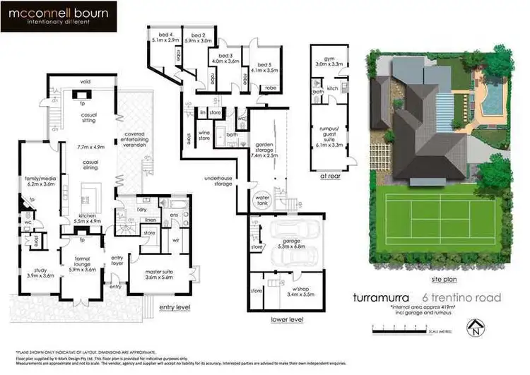 Floorplan of Homely house listing, 6 Trentino Road, Turramurra NSW 2074