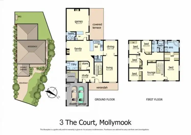 Floorplan of Homely house listing, 3 The Court, Mollymook NSW 2539