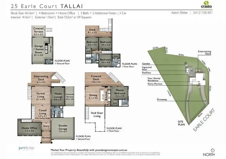 Floorplan of Homely house listing, 25 Earle Court, Tallai QLD 4213