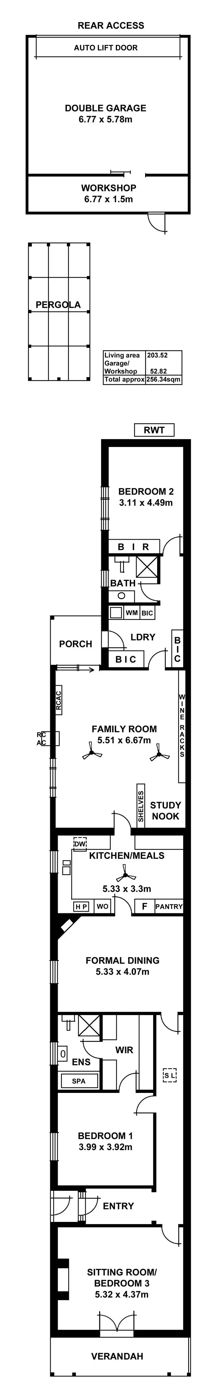 Floorplan of Homely house listing, 7 MacKinnon Parade, North Adelaide SA 5006