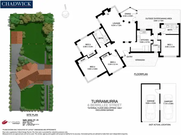 Floorplan of Homely house listing, 6 Berrillee Street, Turramurra NSW 2074