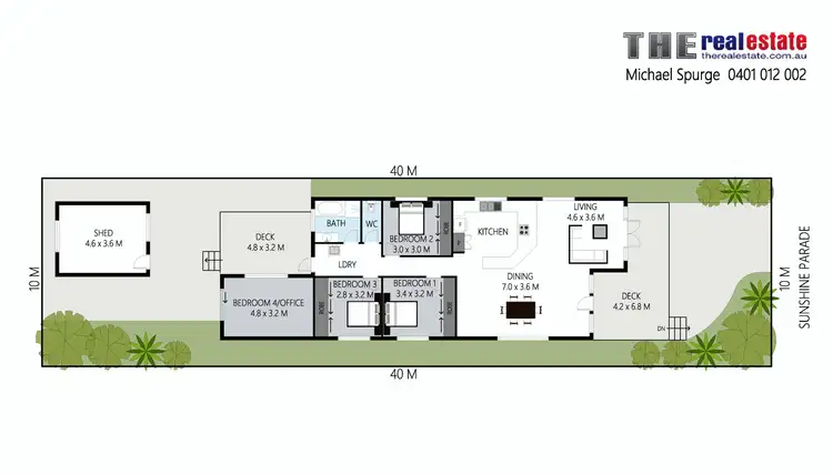 Floorplan of Homely house listing, 64 Sunshine Parade, Miami QLD 4220