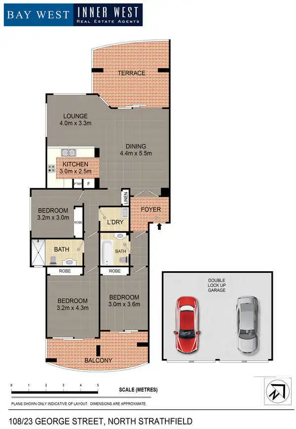 Floorplan of Homely apartment listing, 108/23 George Street, North Strathfield NSW 2137