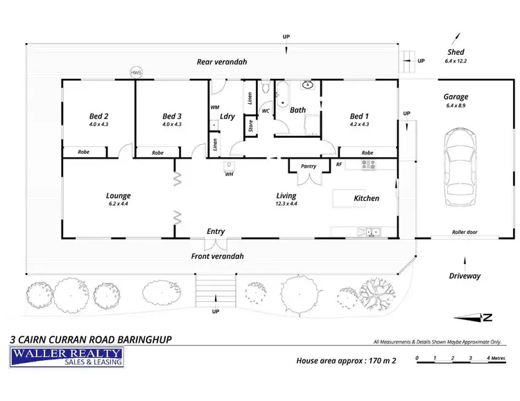 Floorplan of Homely house listing, 3 Cairn Curran Road, Baringhup VIC 3463