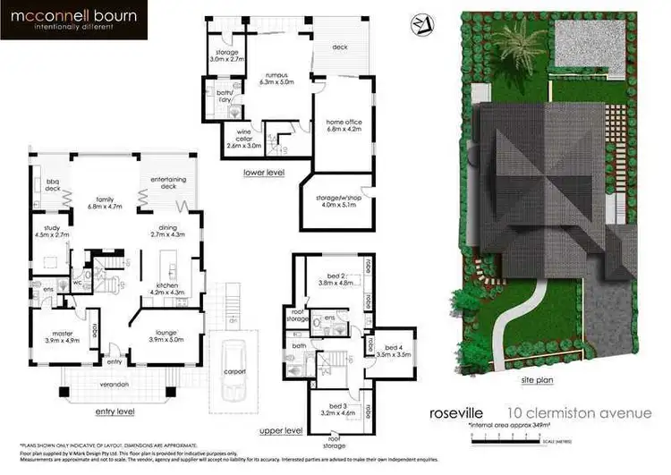 Floorplan of Homely house listing, 10 Clermiston Avenue, Roseville NSW 2069