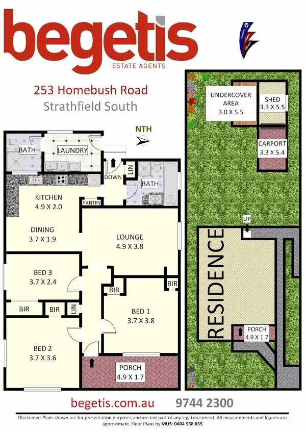 Floorplan of Homely house listing, 253 Homebush Road, Strathfield South NSW 2136
