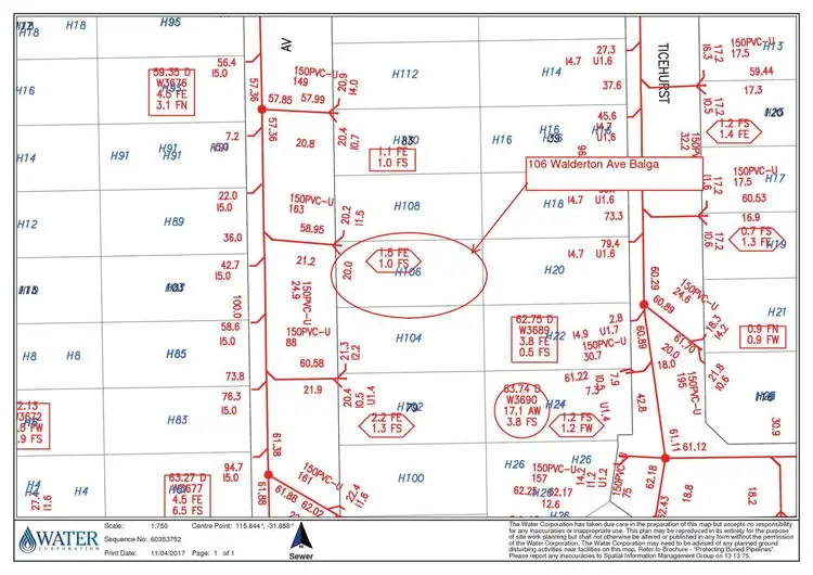 Floorplan of Homely house listing, 106 Walderton Avenue, Balga WA 6061