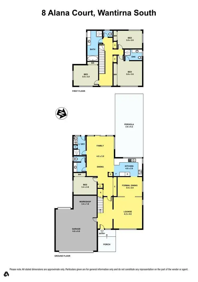 Floorplan of Homely house listing, 8 Alana Court, Wantirna South VIC 3152