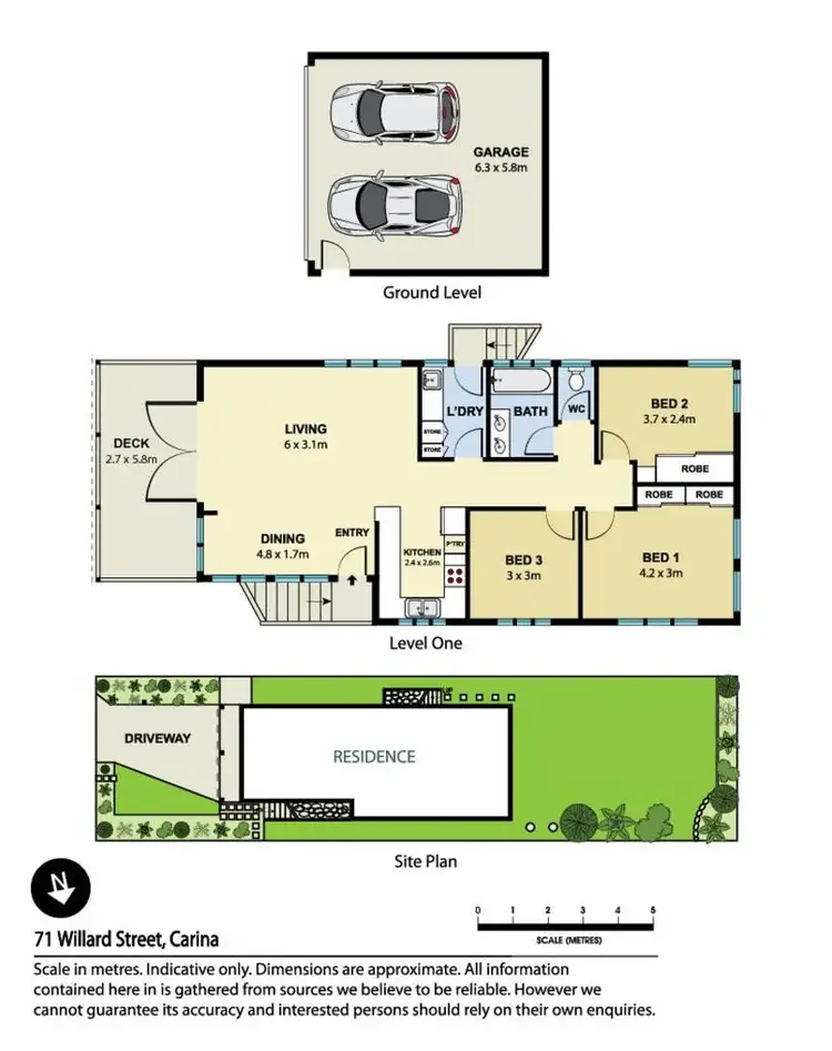 Floorplan of Homely house listing, 71 Willard Street, Carina Heights QLD 4152