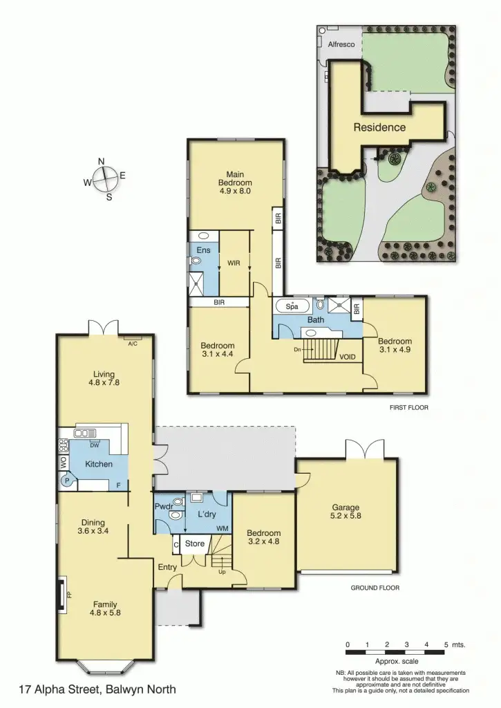 Floorplan of Homely house listing, 17 Alpha Street, Balwyn North VIC 3104