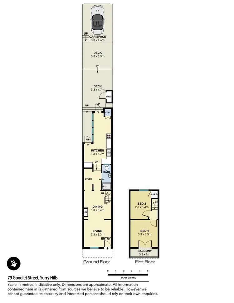 Floorplan of Homely house listing, 79 Goodlet Street, Surry Hills NSW 2010