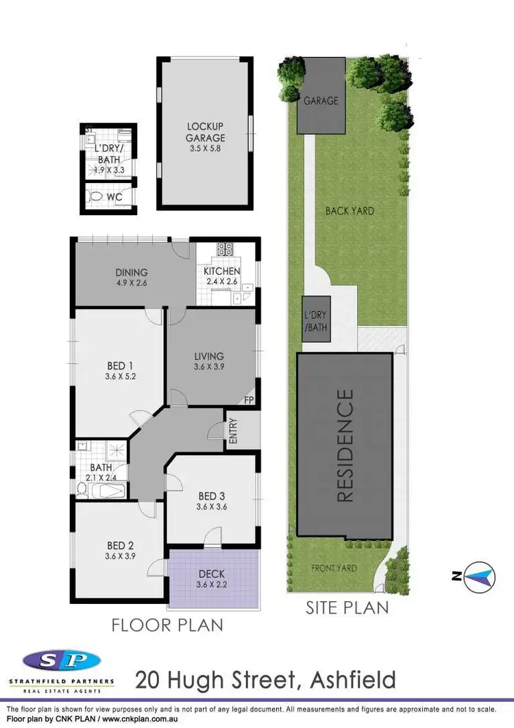 Floorplan of Homely house listing, 20 Hugh Street, Ashfield NSW 2131