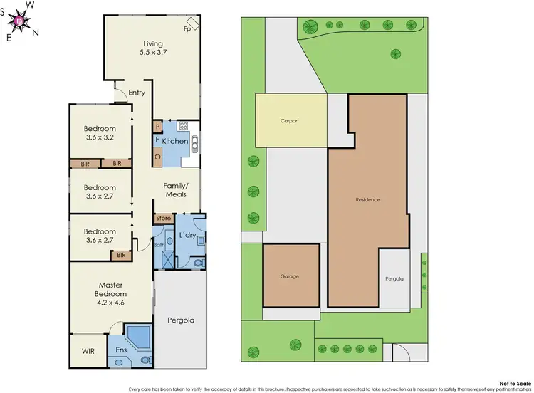 Floorplan of Homely house listing, 43 Tarongo Drive, Aspendale VIC 3195