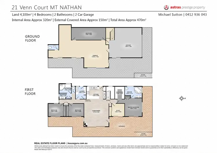 Floorplan of Homely house listing, 21 Venn Court, Mount Nathan QLD 4211