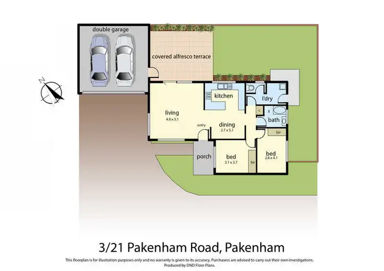 Floorplan of Homely unit listing, 3/21 Pakenham Road, Pakenham VIC 3810