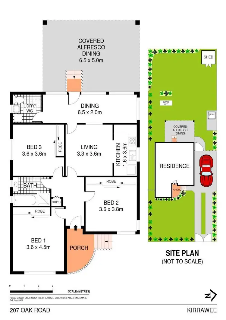 Floorplan of Homely house listing, 207 Oak Road, Kirrawee NSW 2232
