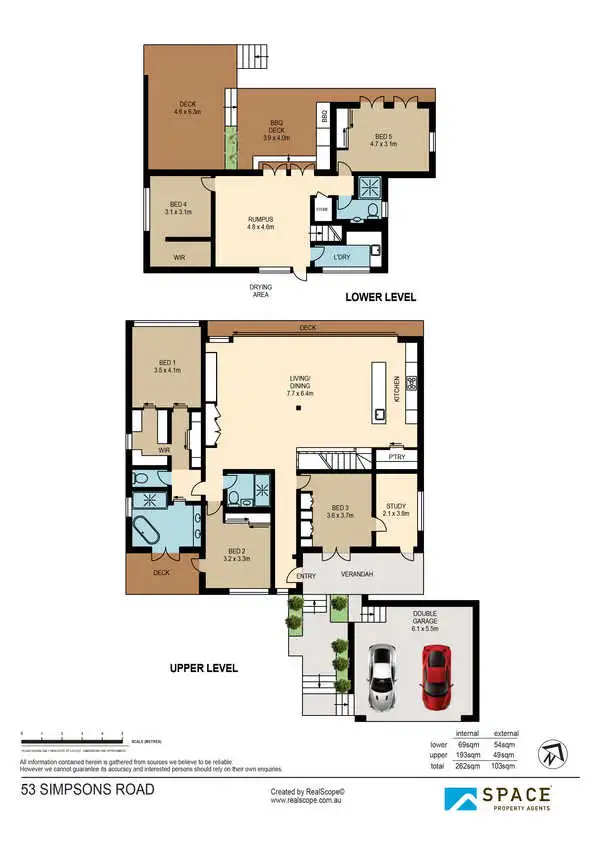 Floorplan of Homely house listing, 53 Simpsons Road, Bardon QLD 4065
